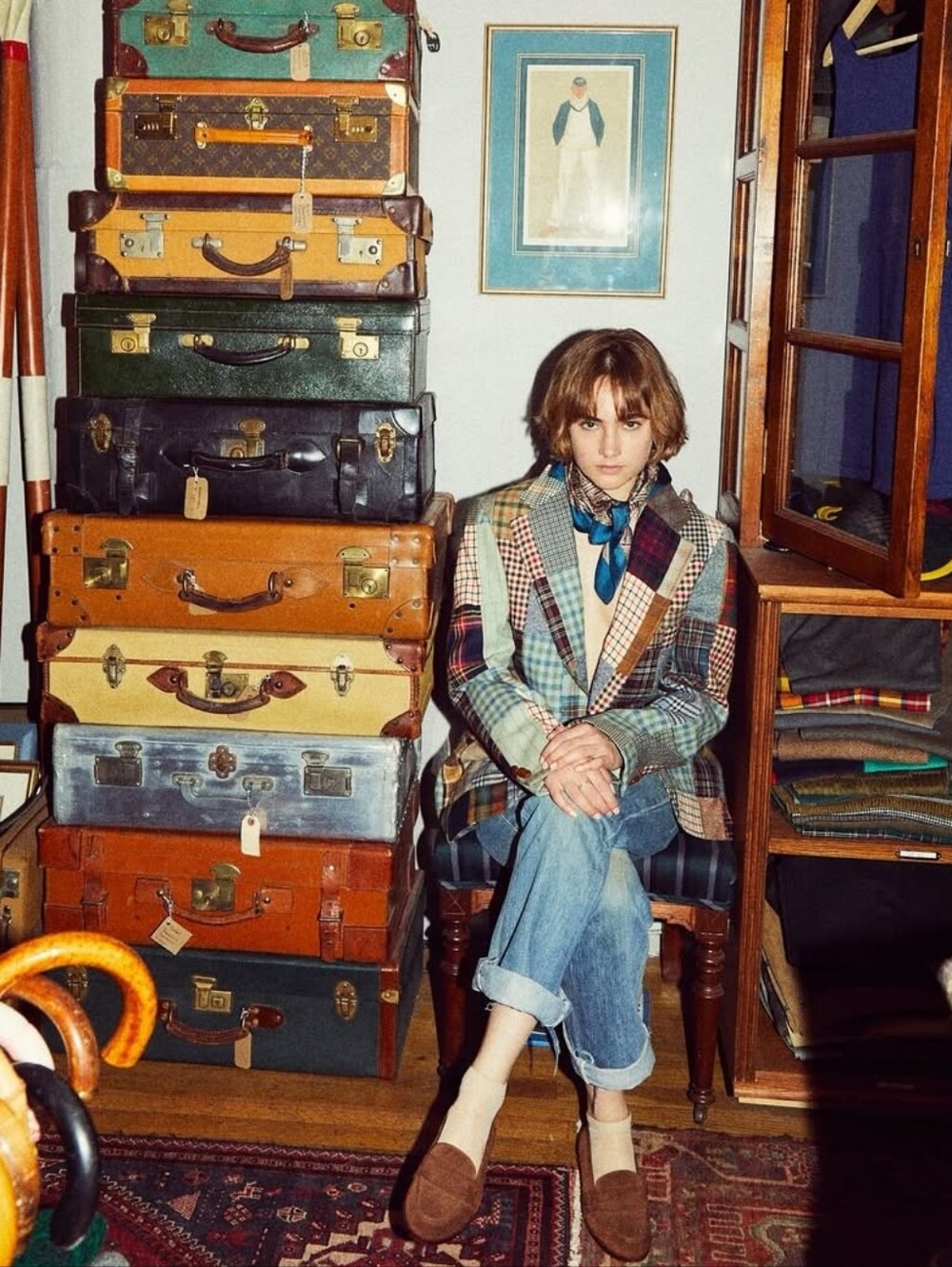 Vintage Patchwork Wool Jacket